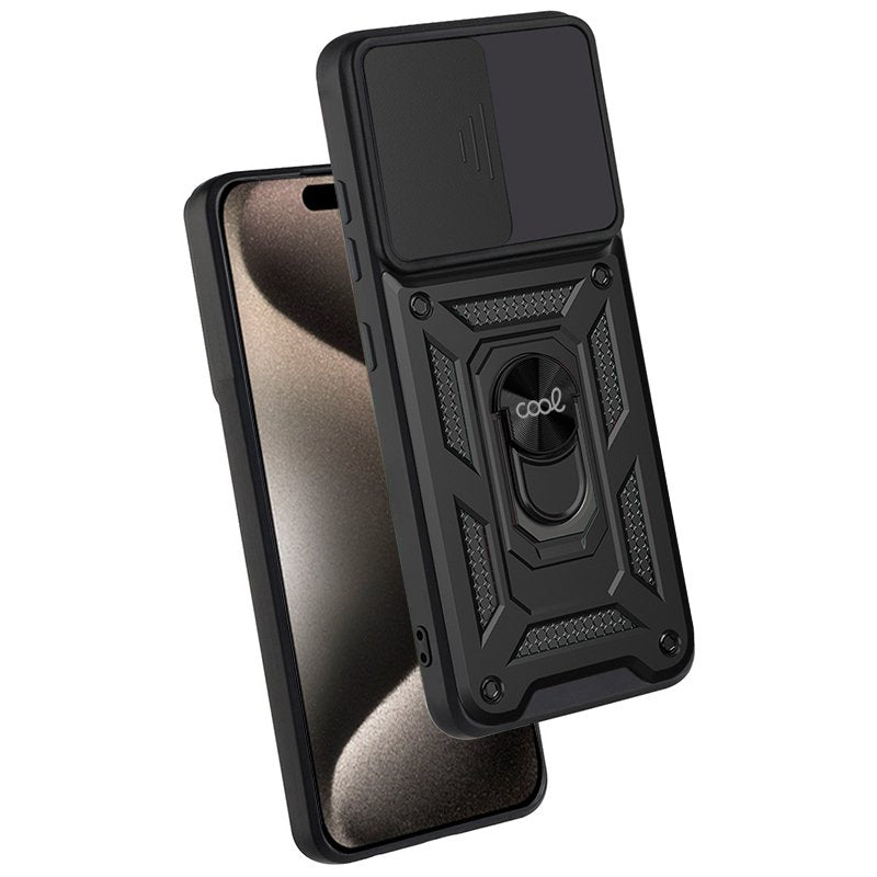 COOL Case for iPhone 15 Pro Max Hard Ring Black