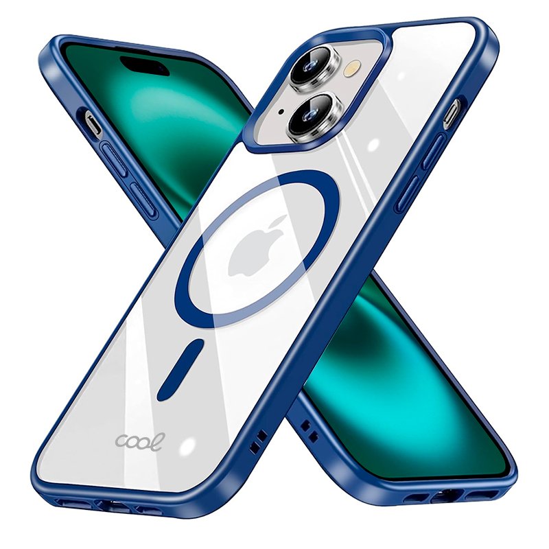 COOL Case for iPhone 16 Plus Magnetic Ocean Blue Edge