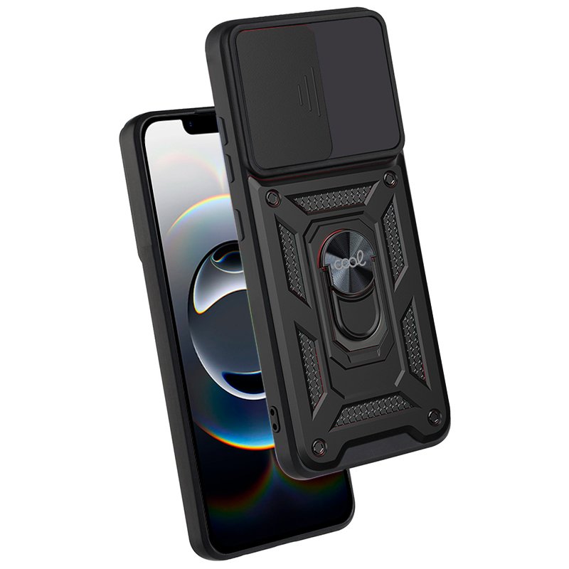 COOL Case for iPhone 16e Hard Ring Black