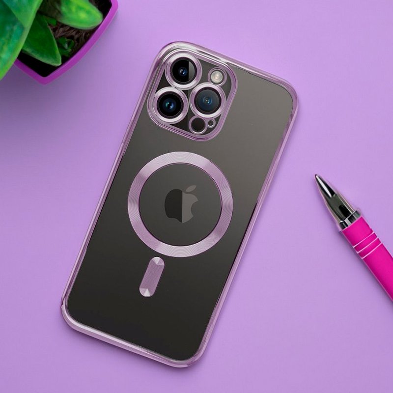 Carcasa COOL para iPhone 17 Magnética Borde Violeta