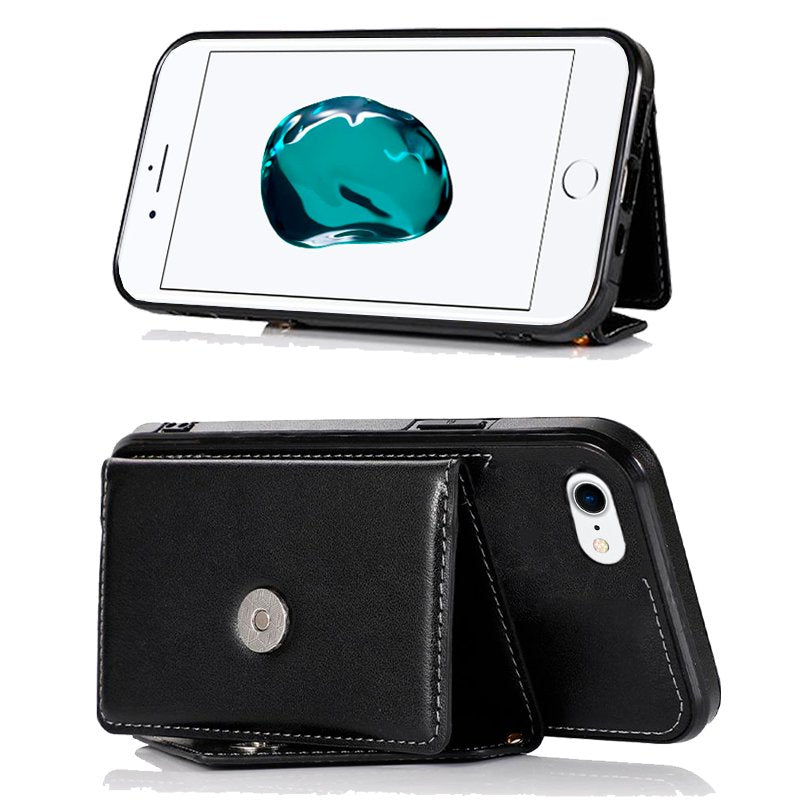 COOL Case for iPhone 7 / 8 / SE (2020) / SE (2022) Hanging Wallet Black