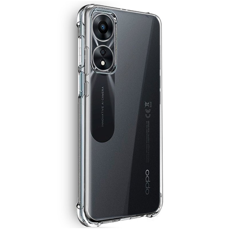 COOL Case for Oppo A78 5G, Transparent Anti-Shock