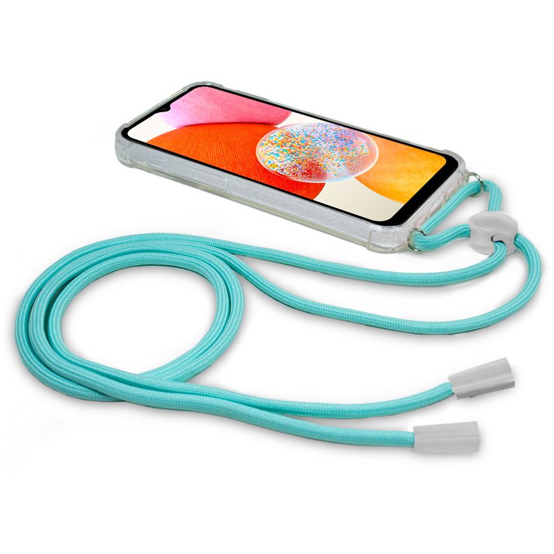 COOL Case for Samsung A145 Galaxy A14 / A14 5G Light Blue Cord