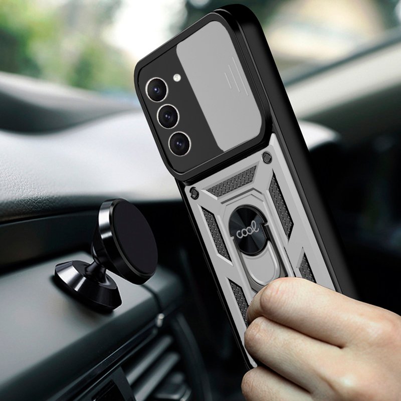 COOL Case for Samsung A145 Galaxy A14 / A14 5G Hard Ring Silver