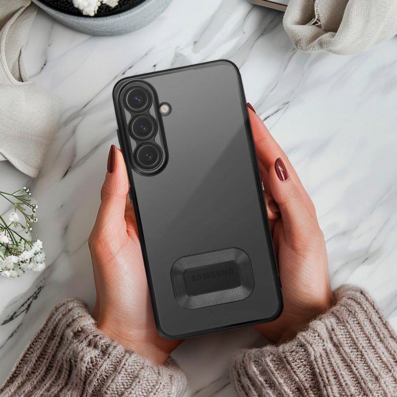 COOL Case for Samsung A165 Galaxy A16 / A16 5G with Metalized Edge (Black)