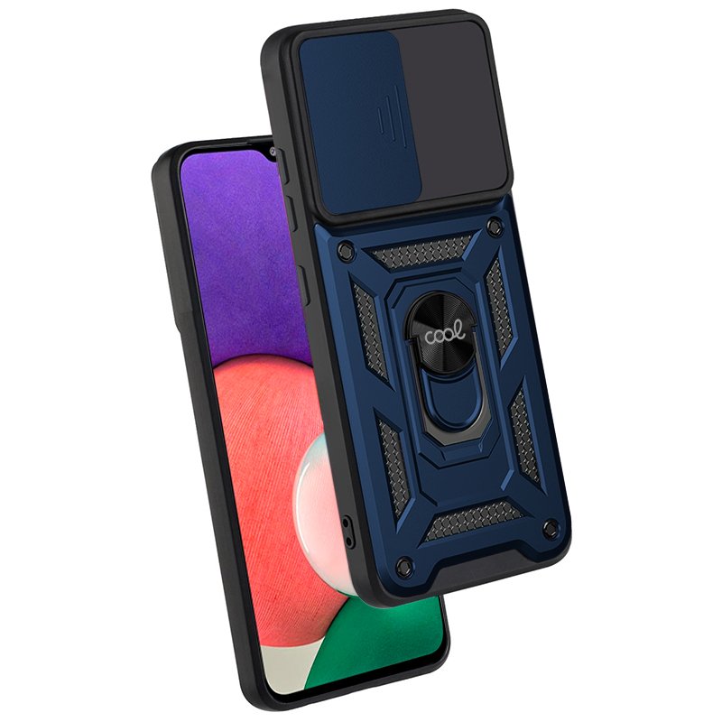 COOL Case for Samsung A226 Galaxy A22 5G Hard Ring Navy