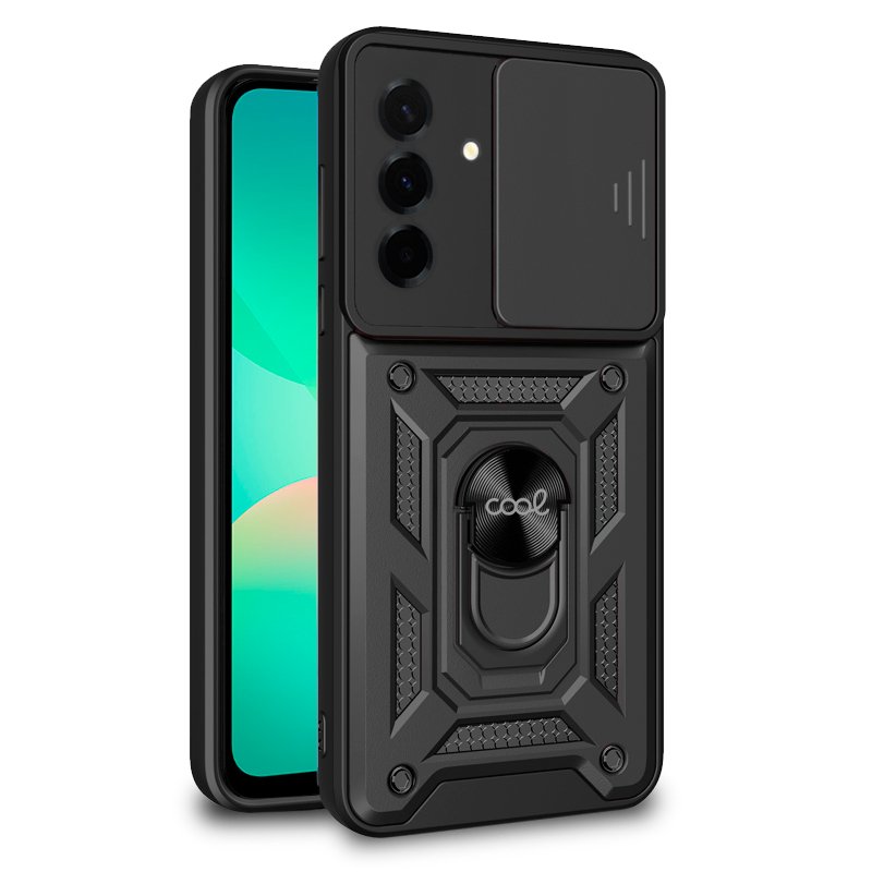 Carcasa COOL para Samsung A266 Galaxy A26 5G / A17 5G Hard Ring Negro