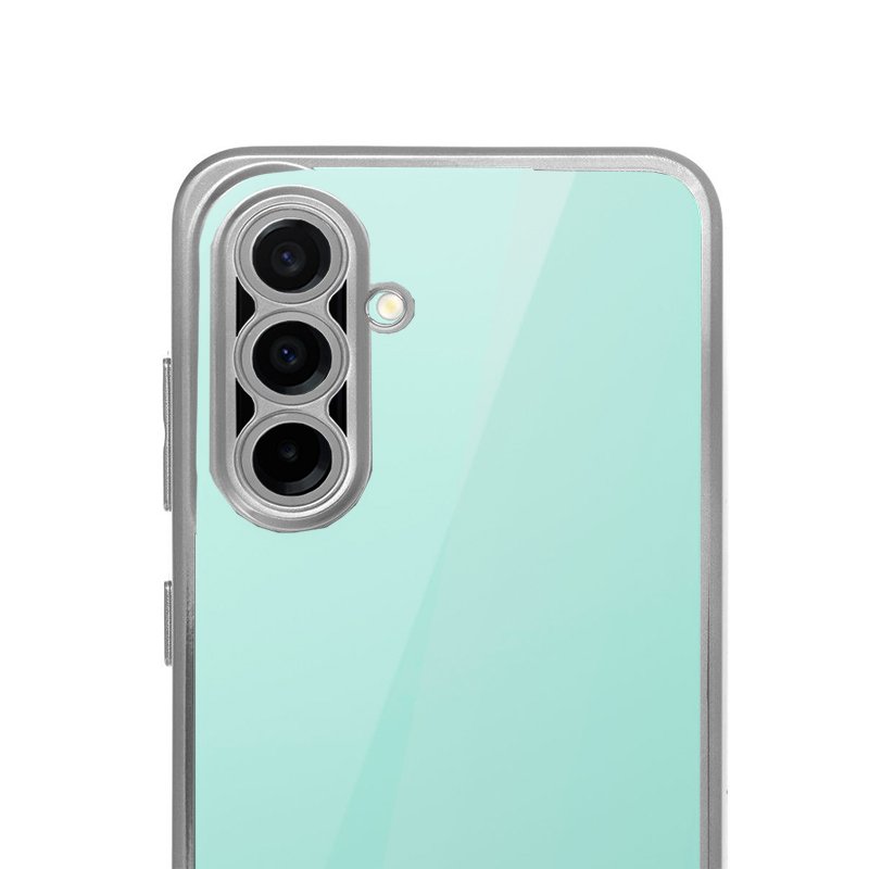 Carcasa COOL para Samsung A266 Galaxy A26 5G / A17 / A17 5G Borde Metalizado (Plata)