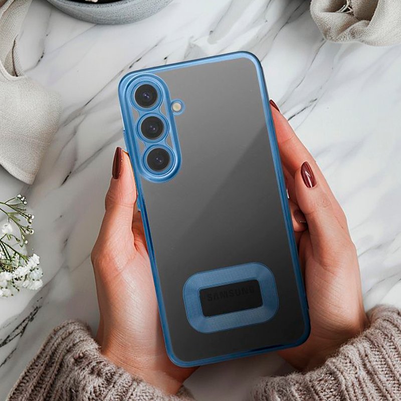 COOL Case for Samsung A566 Galaxy A56 5G with Metalized Edge (Blue)