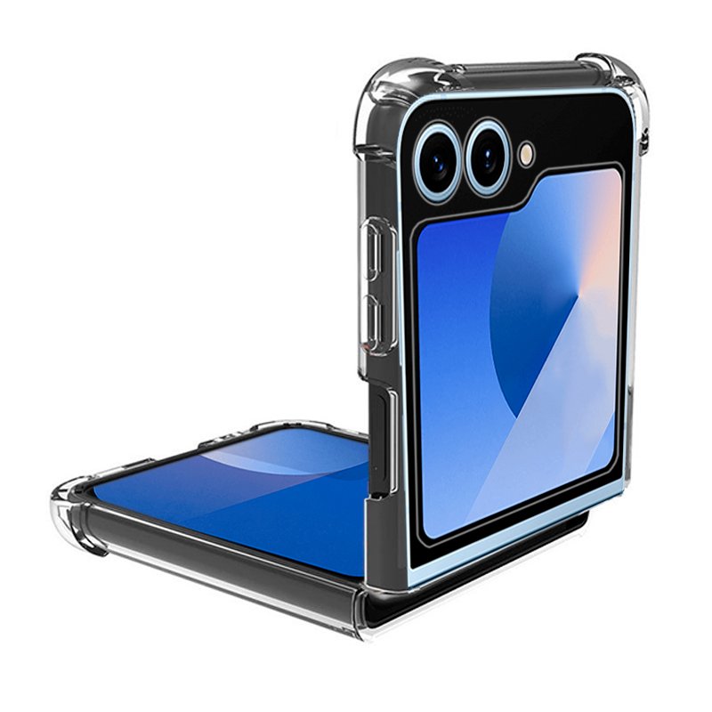 COOL Case for Samsung F741 Galaxy Z Flip 6 / Z Flip 7 FE, Transparent Anti-Shock