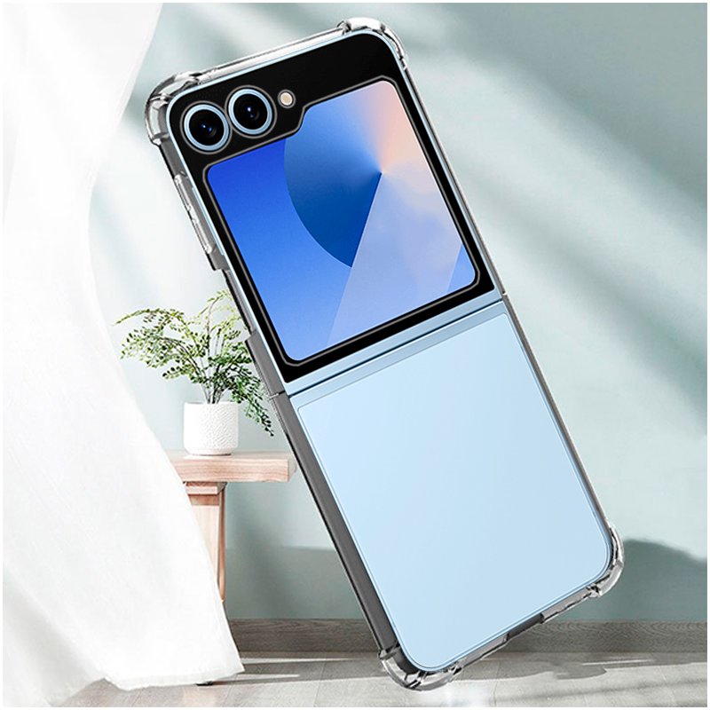 COOL Case for Samsung F741 Galaxy Z Flip 6 / Z Flip 7 FE, Transparent Anti-Shock