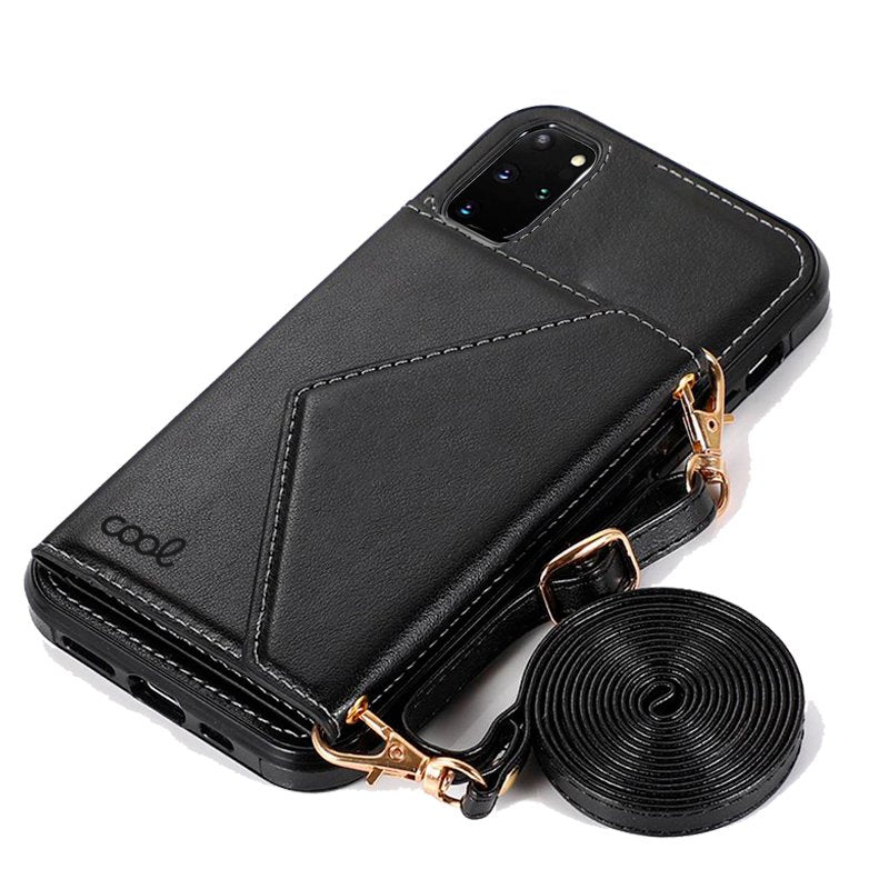 COOL Case for Samsung G985 Galaxy S20 Plus Hanging Wallet Black