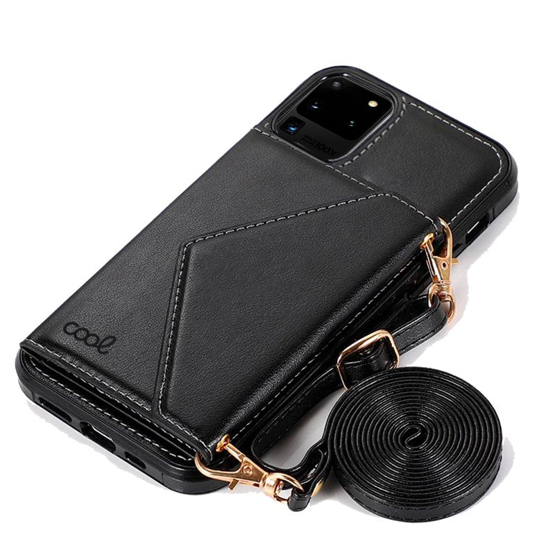 COOL Case for Samsung G988 Galaxy S20 Ultra 5G Hanging Wallet Black
