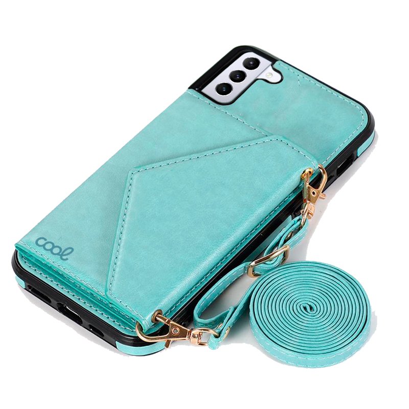COOL Case for Samsung G990 Galaxy S21 Hanging Wallet Mint