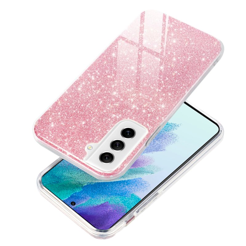 COOL Case for Samsung G990B Galaxy S21 FE Pink Glitter