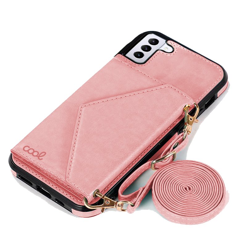 COOL Case for Samsung G996 Galaxy S21 Plus Hanging Wallet Pink
