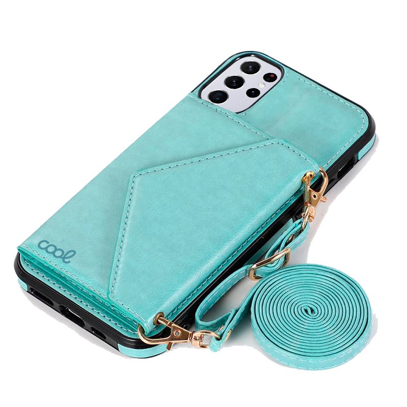 COOL Case for Samsung G998 Galaxy S21 Ultra Hanging Wallet Mint