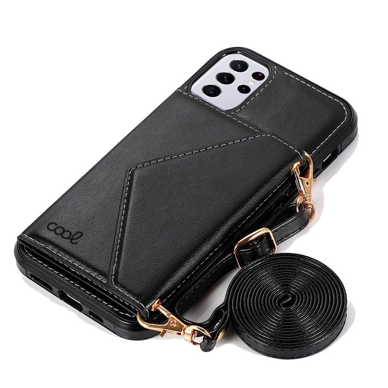 COOL Case for Samsung G998 Galaxy S21 Ultra Hanging Wallet Black
