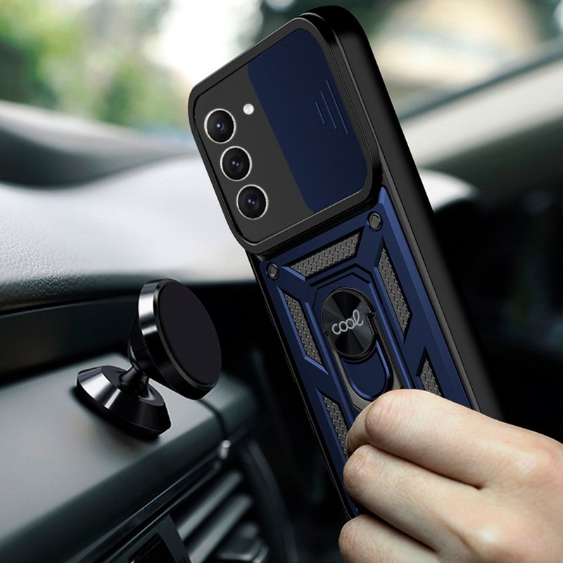 COOL Case for Samsung S911 Galaxy S23 Hard Ring Navy