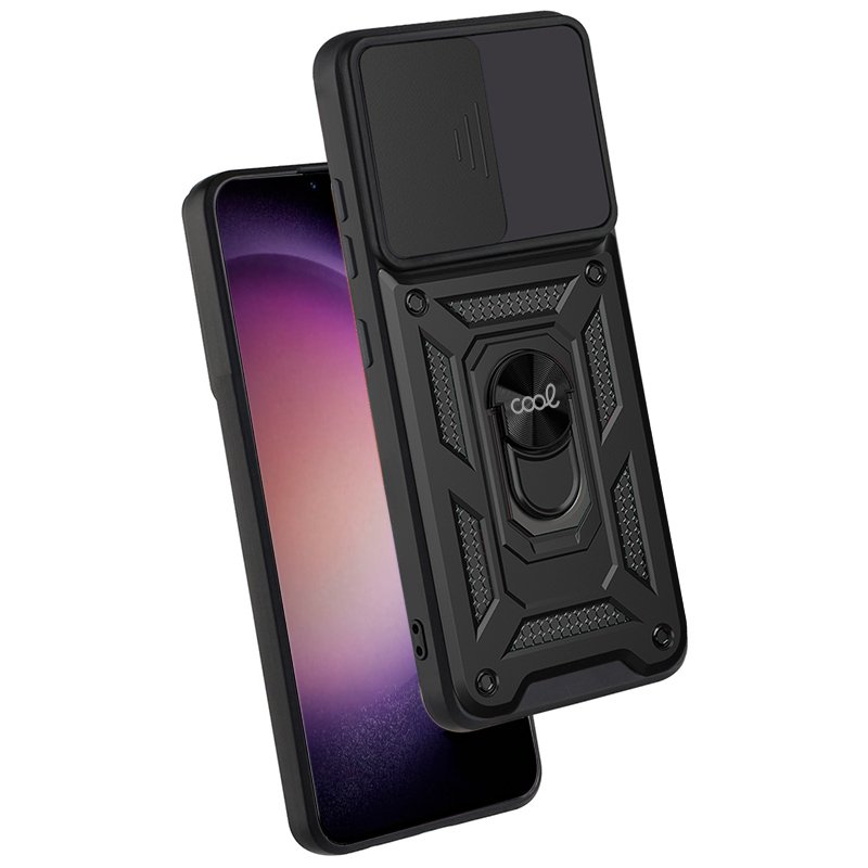 COOL Case for Samsung S916 Galaxy S23 Plus Hard Ring Black