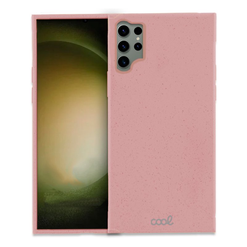 COOL Case for Samsung S918 Galaxy S23 Ultra Eco Biodegradable Pink