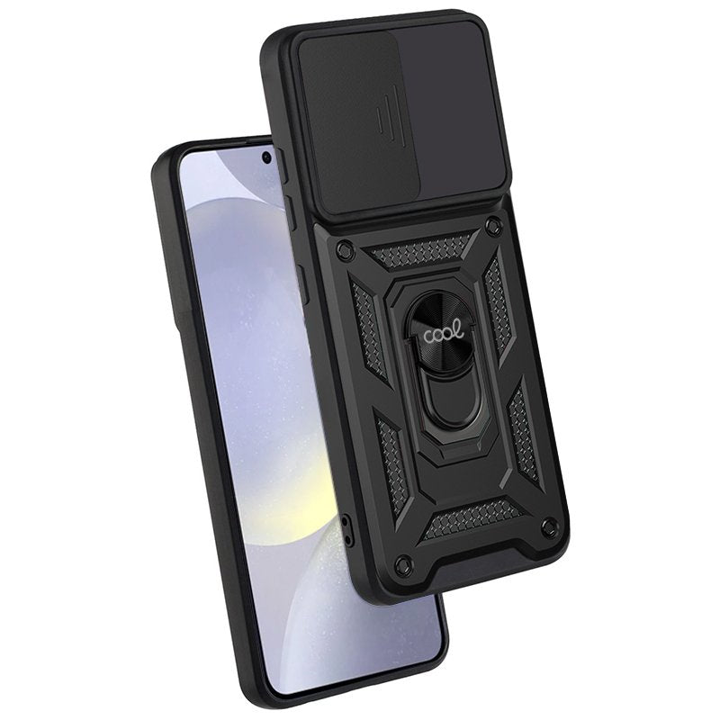 COOL Case for Samsung S921 Galaxy S24 / S25 Hard Ring Black