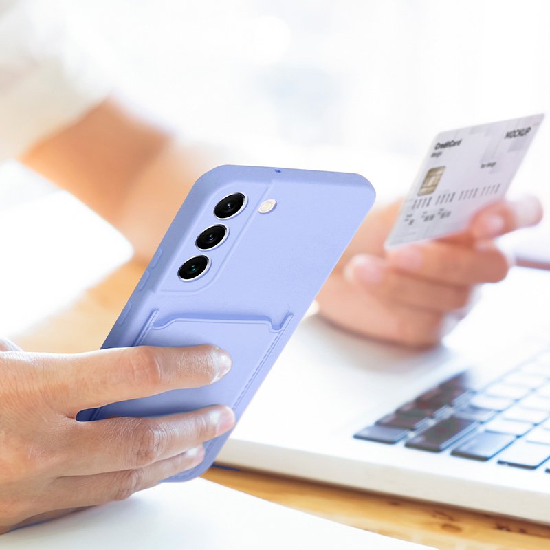 COOL Case for Samsung S928 Galaxy S24 Ultra Card Violet