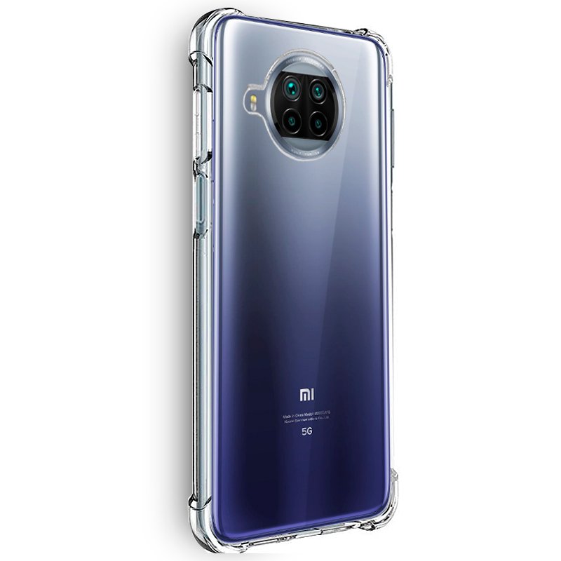 COOL Case for Xiaomi Mi 10T Lite, Transparent Anti-Shock