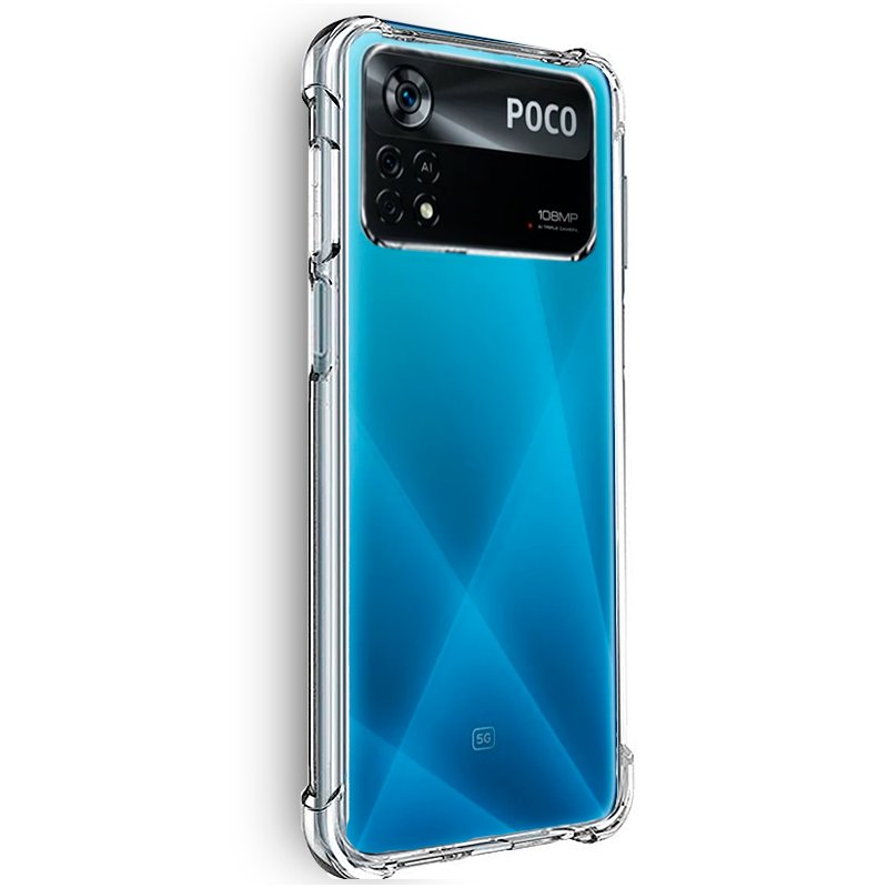 COOL Case for Xiaomi Poco X4 Pro 5G, Transparent, Shockproof