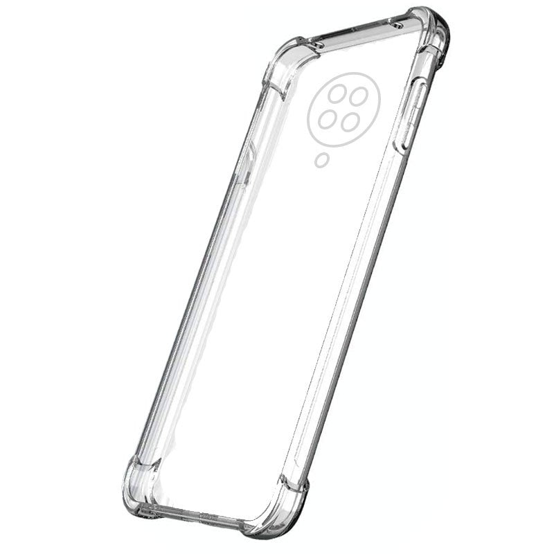 COOL Case for Xiaomi Pocophone F2 Pro, Transparent Anti-Shock