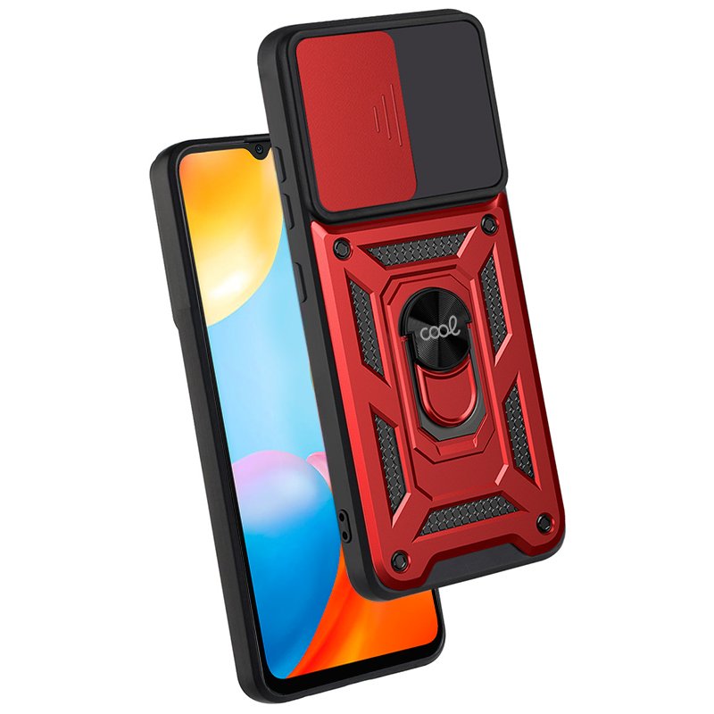 COOL Case for Xiaomi Redmi 10C Hard Ring Red