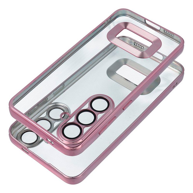 COOL Case for Xiaomi Redmi 13C / 13C 5G / Poco C65 with Metalized Edge (Pink)
