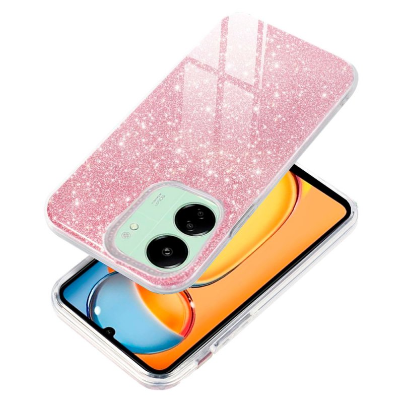 COOL Case for Xiaomi Redmi 13C / Poco C65 Pink Glitter