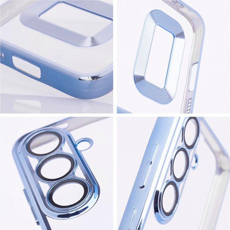 COOL Case for Xiaomi Redmi 14C / Poco C75 with Metalized Edge (Blue)