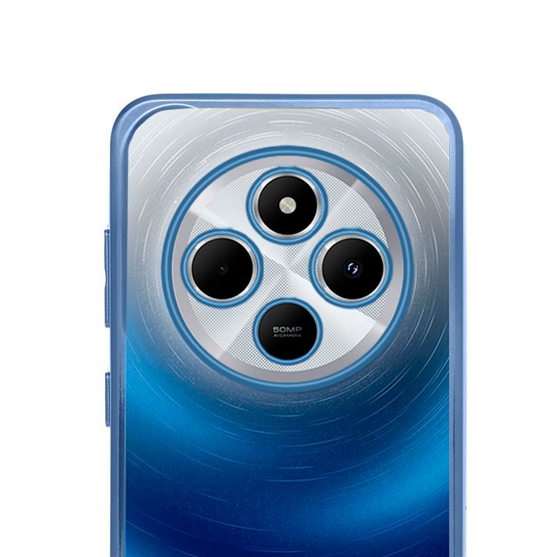COOL Case for Xiaomi Redmi 14C / Poco C75 with Metalized Edge (Blue)