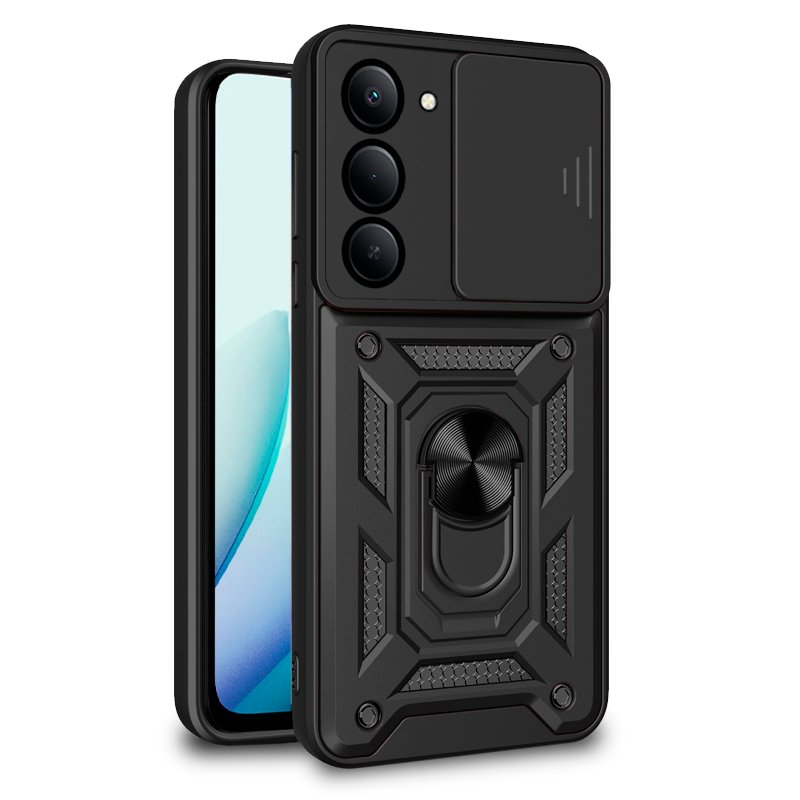 Carcasa COOL para Xiaomi Redmi 15 / 15 5G Hard Ring Negro