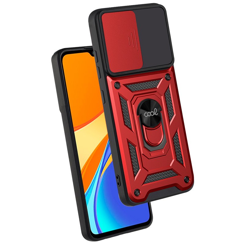 COOL Case for Xiaomi Redmi 9C / 10A Hard Ring Red