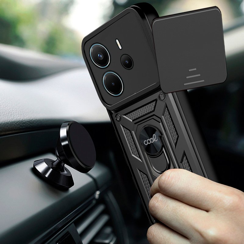 COOL Case for Xiaomi Redmi Note 14 Hard Ring Black