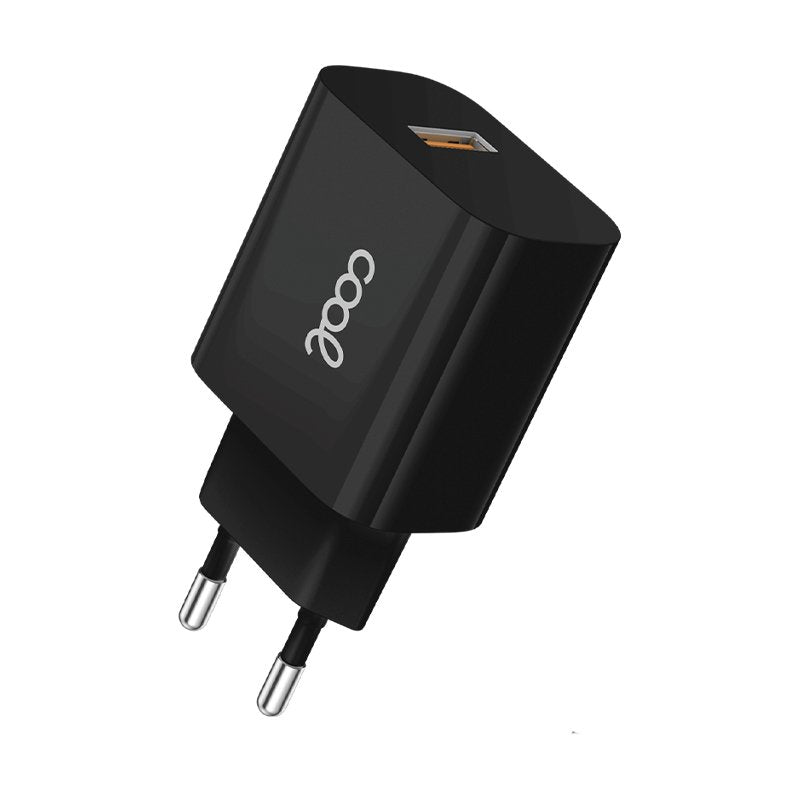 COOL Universal 2.4Amp 2-in-1 Black Micro-USB Charger Kit
