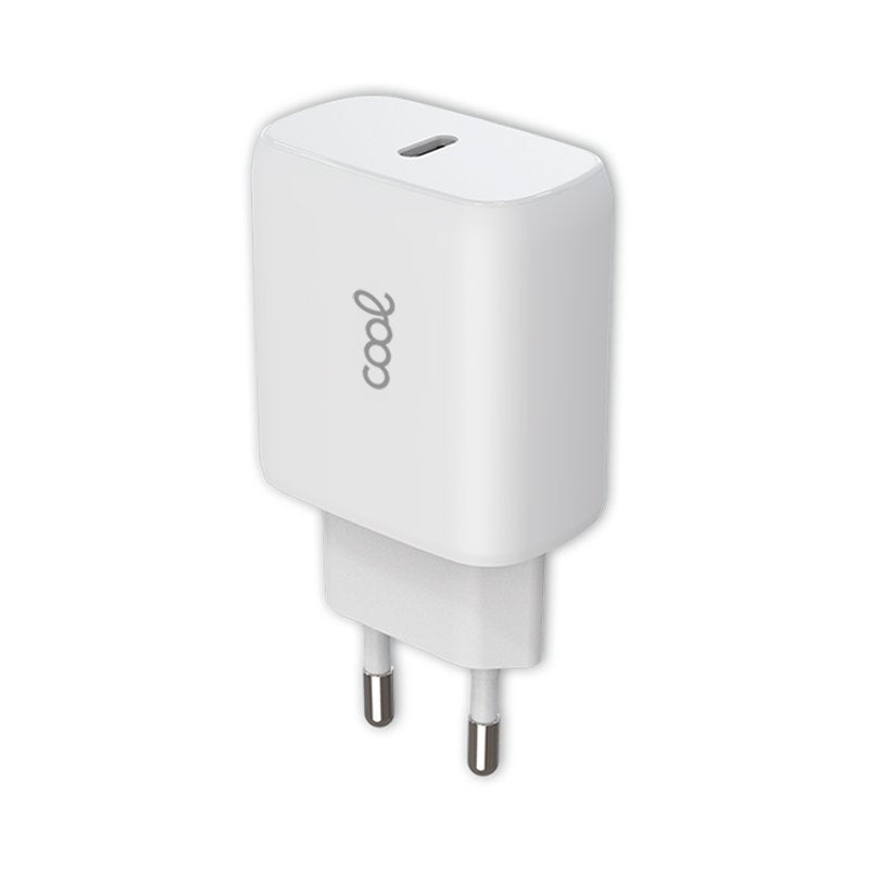 Universal Fast Charger Adapt. (PD) Type-C COOL (25W) White