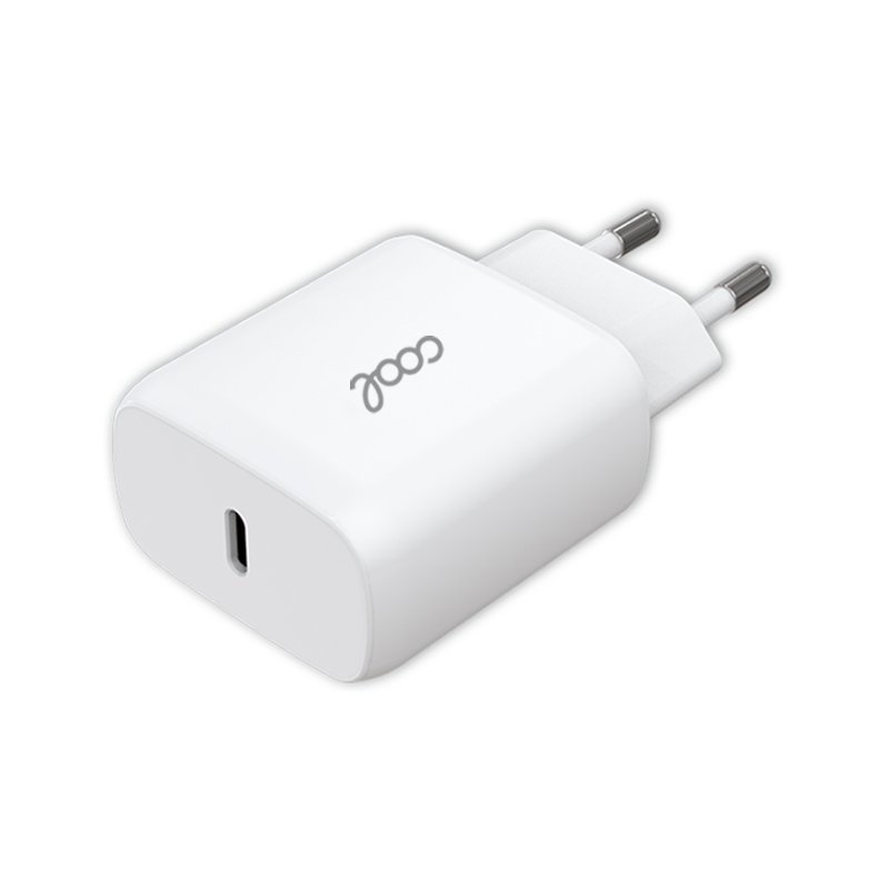 Universal Fast Charger Adapt. (PD) Type-C COOL (25W) White