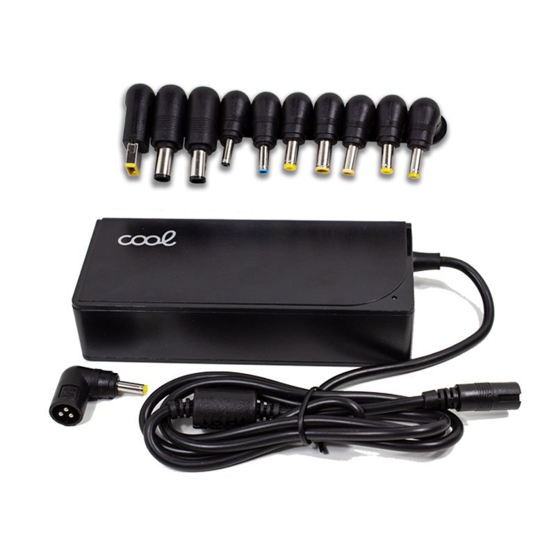 Universal AC Charger for Laptops 65w Automatic COOL + 11 connectors (USB QC3.0)
