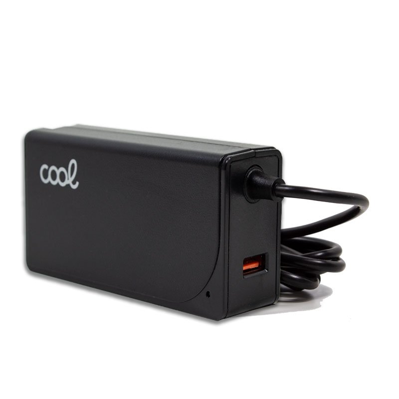 Universal AC Charger for Laptops 65w Automatic COOL + 11 connectors (USB QC3.0)