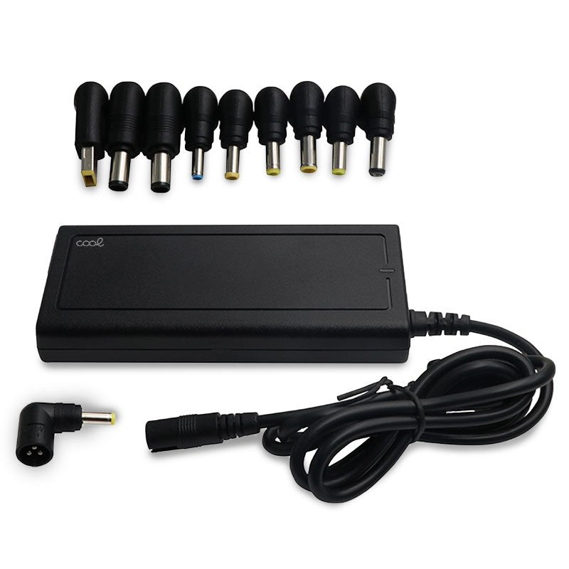 Universal AC Charger for Laptops 90w Automatic COOL Slim + 10 connectors (USB QC3.0)