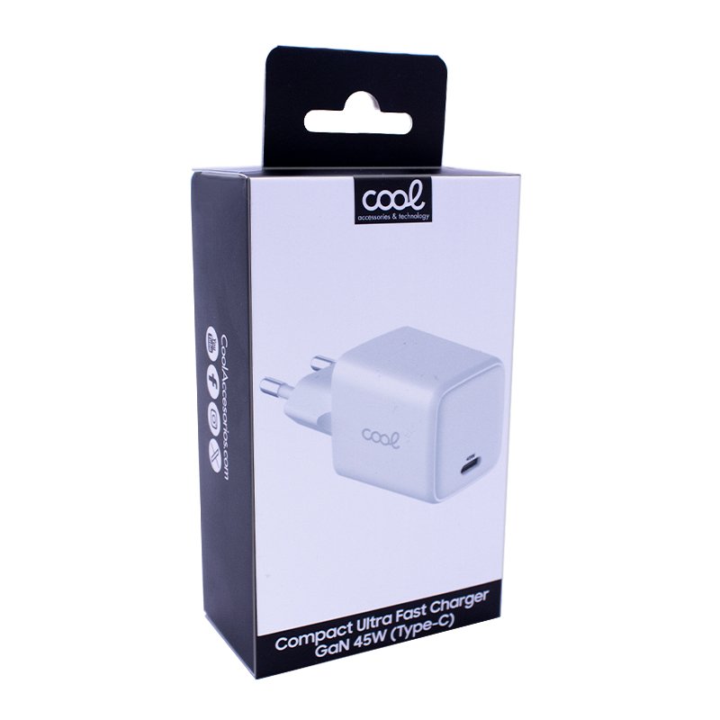 Universal Ultra Fast (PD) Type-C COOL Charger (45W) GaN White