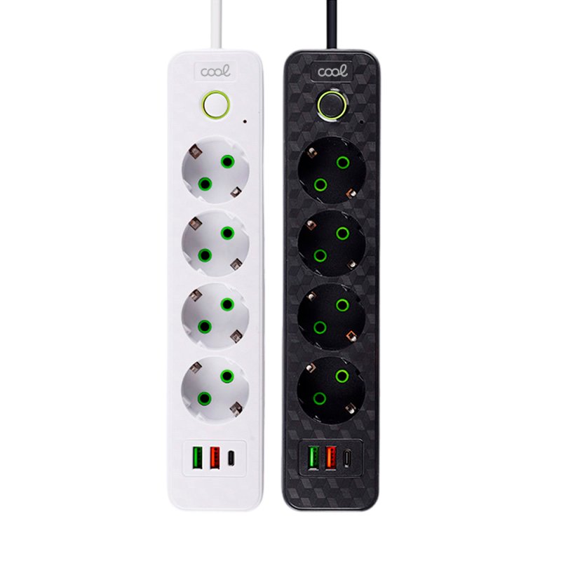 COOL Universal Multi-Port Charger (7-Port Strip) White