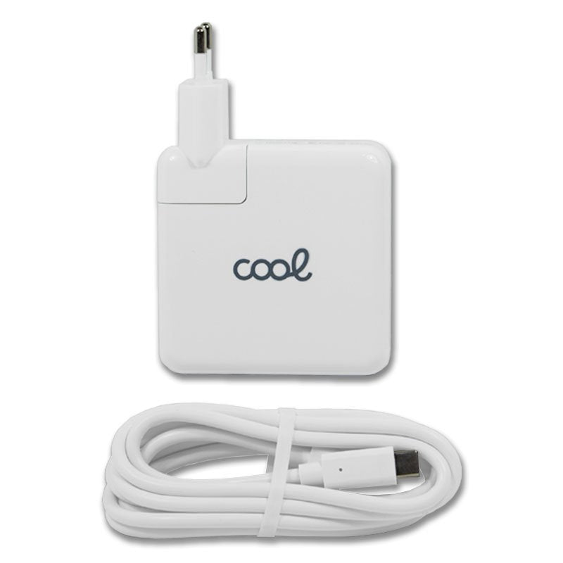 Red COOL Universal Charger for Apple MacBook 12 / Air 13 / Pro 13 / iPad 12.9 (67w USB-C)