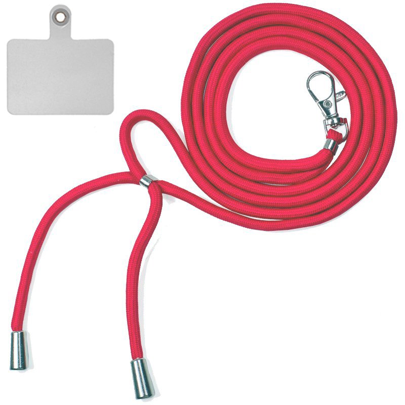 COOL Universal Hanging Cord with Smartphone Card, Fuchsia