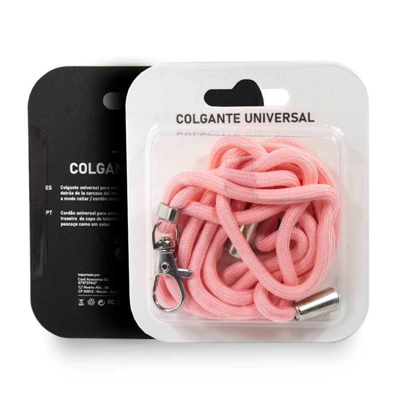 COOL Universal Hanging Cord with Card for Pink Smartphone