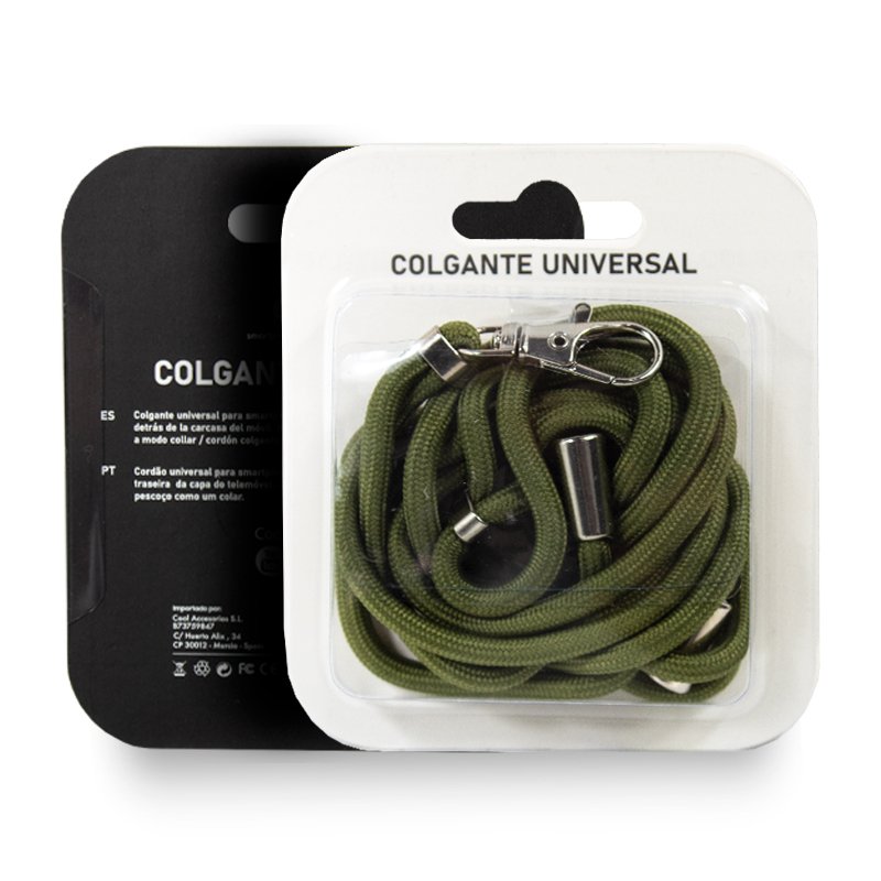 COOL Universal Hanging Cord with Card for Smartphone - Green